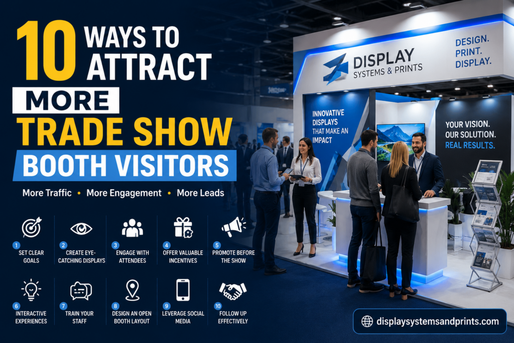 10 Ways to Attract More Trade Show Booth Visitors