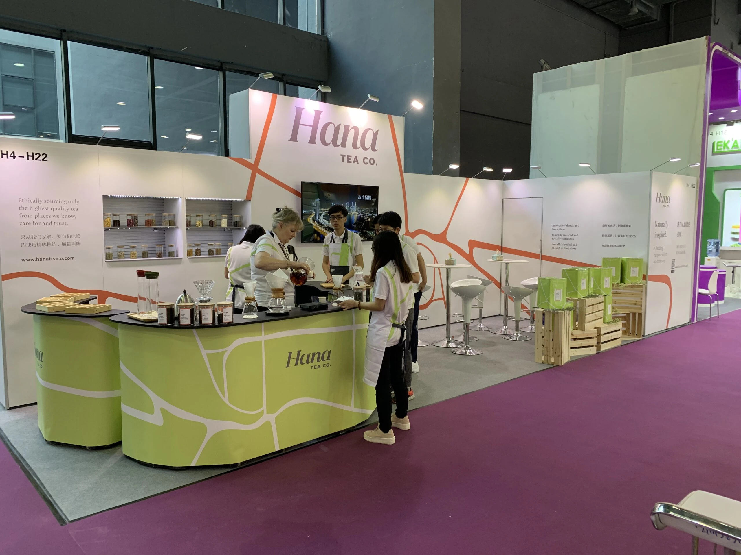 Exhibition booth build