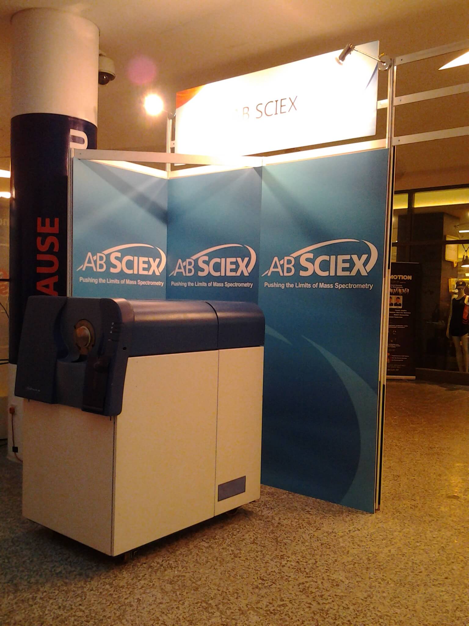 Exhibition booth built by Display Systems and Prints