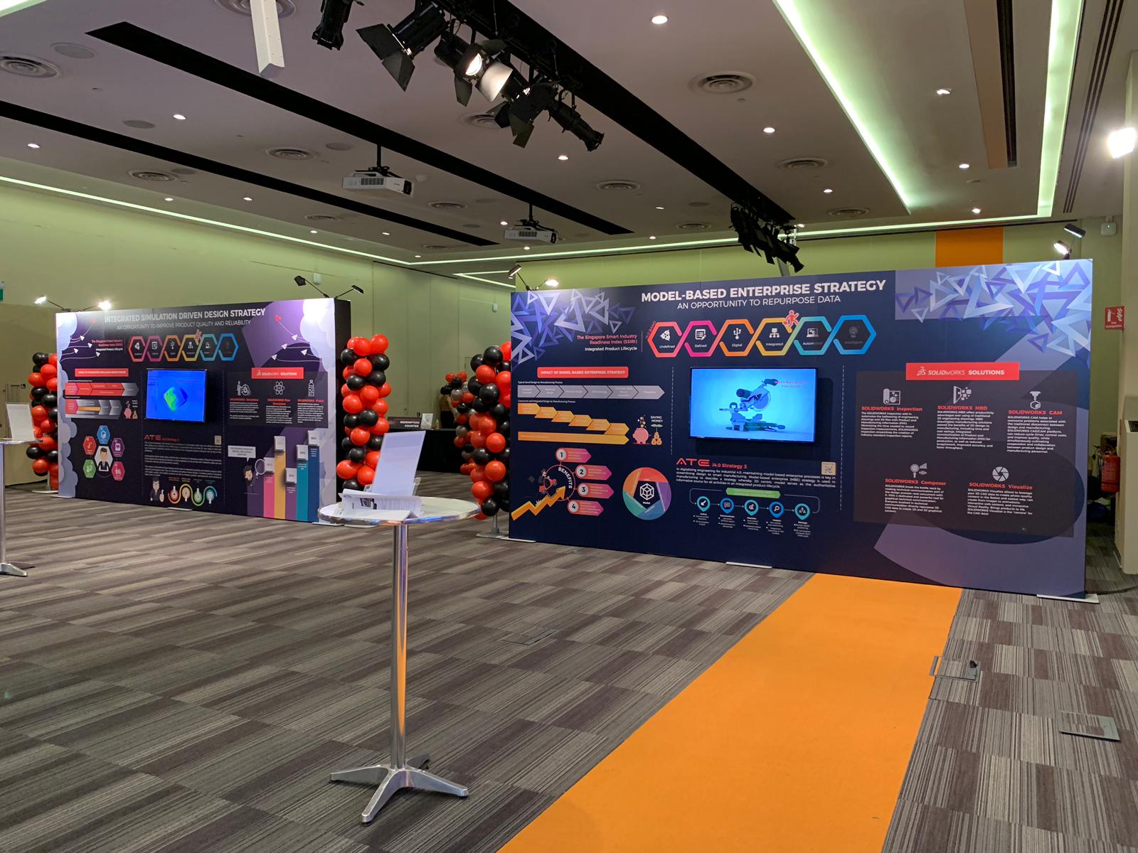 ATG exhibition booth