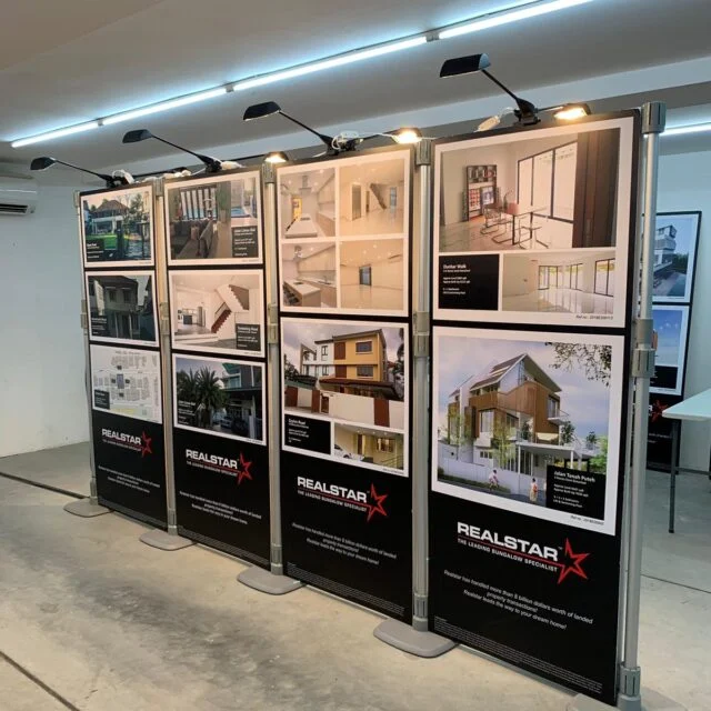 SMAX full panel exhibition stand, available for rental in Singapore