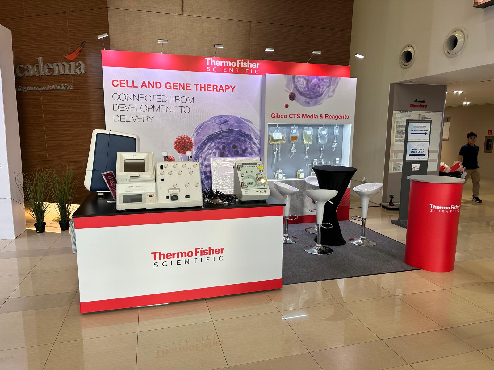 ThermoFisher exhibition booth
