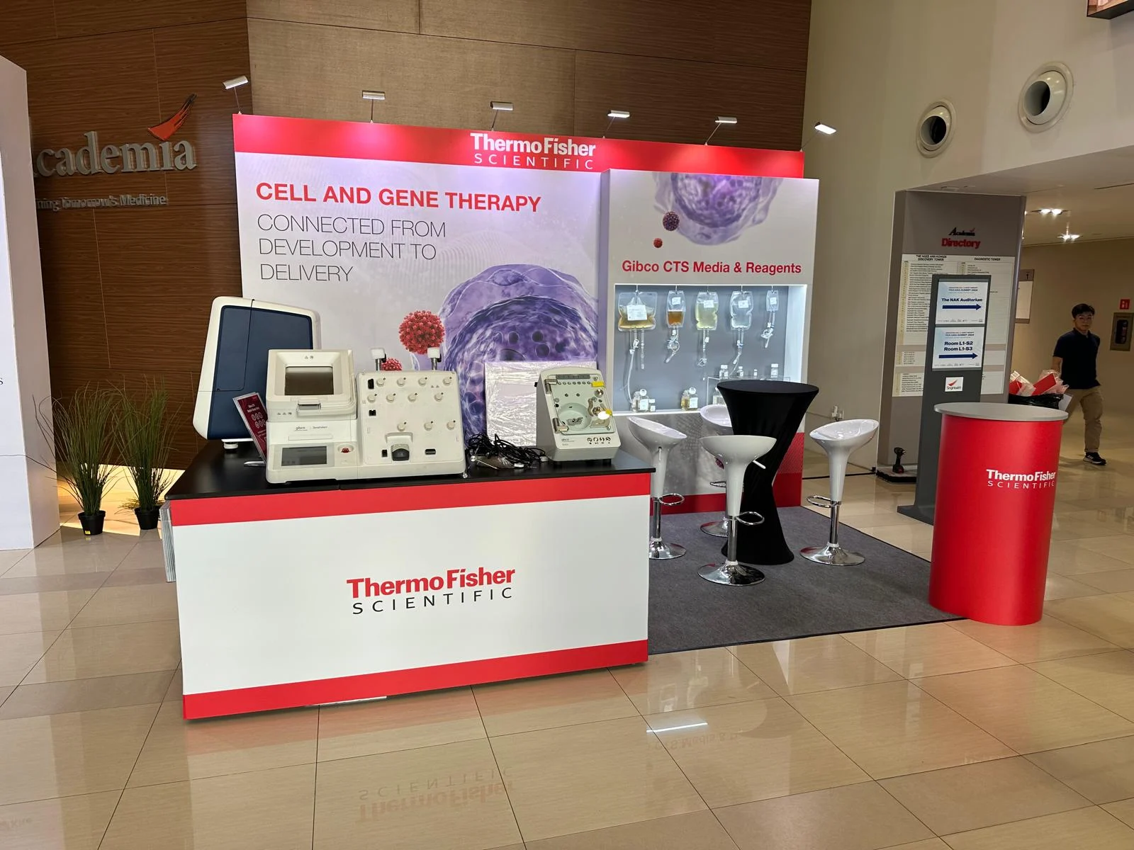 ThermoFisher exhibition booth